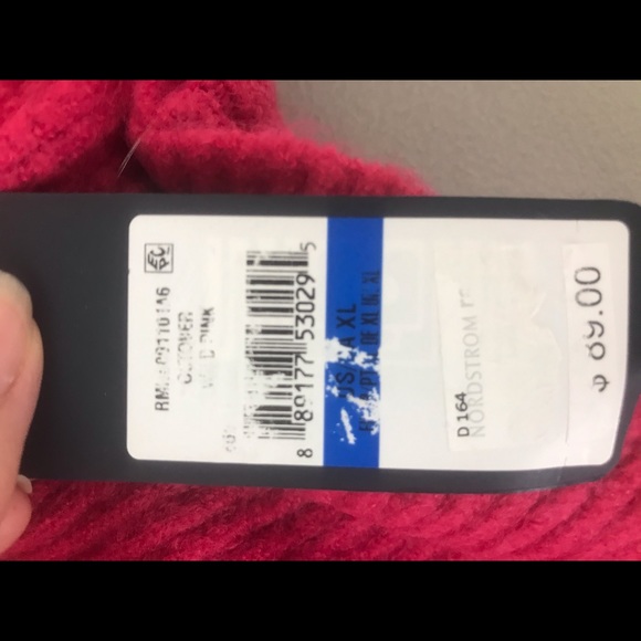 Rachel Roy Shayla Pink Mock Neck Sweater - Picture 7 of 8